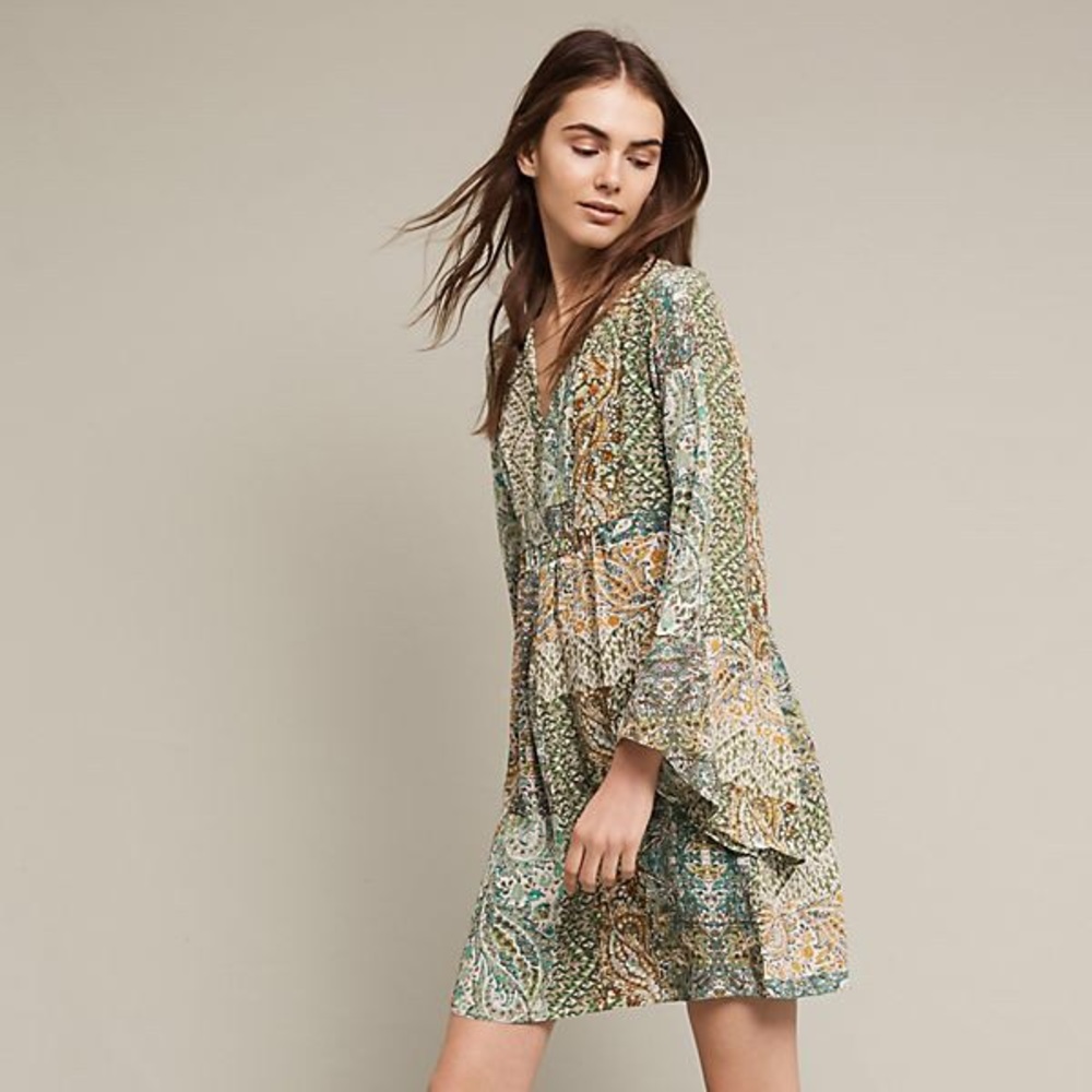 Anthropologie Floreat Kimono Dress